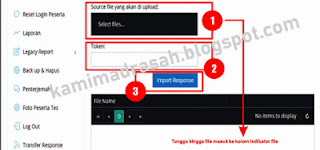 Menu Transfer Respon di Aplikasi CBTSync UNBK merupakan menu yg dipergunakan untuk menge Cara Import File Backup Transfer Respon UNBK Terbaru