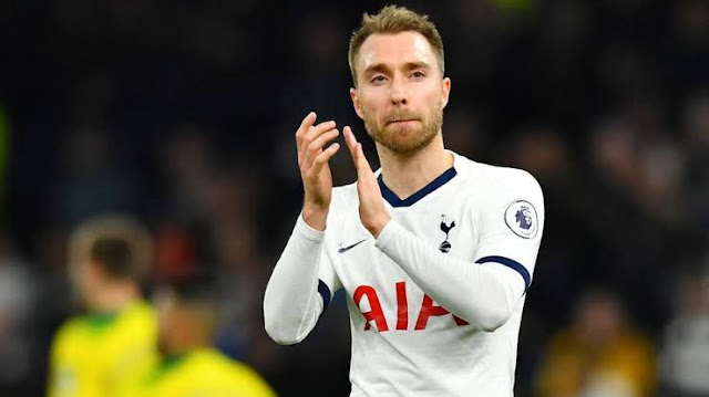 يفضل اللاعب الكبير اريكسن الذهاب لانتر ميلان ويرفض الذهاب لباريس سان جيرمان إريكسن يرفض ملايين سان جيرمان ويفضل الإنتر