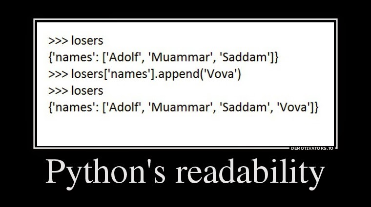 Python's readability