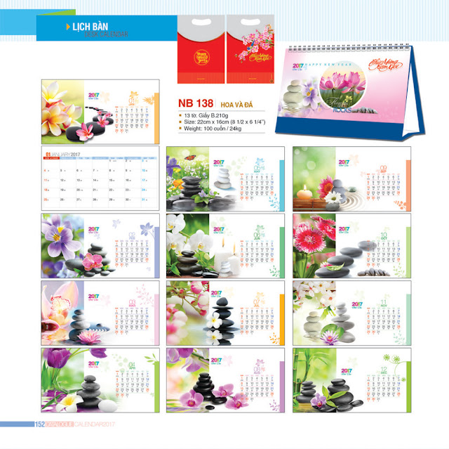 In lịch để bàn giá rẻ In lịch để bàn giá rẻ