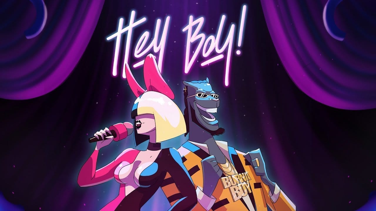 Sia features Burna Boy in new single, 'Hey Boy'