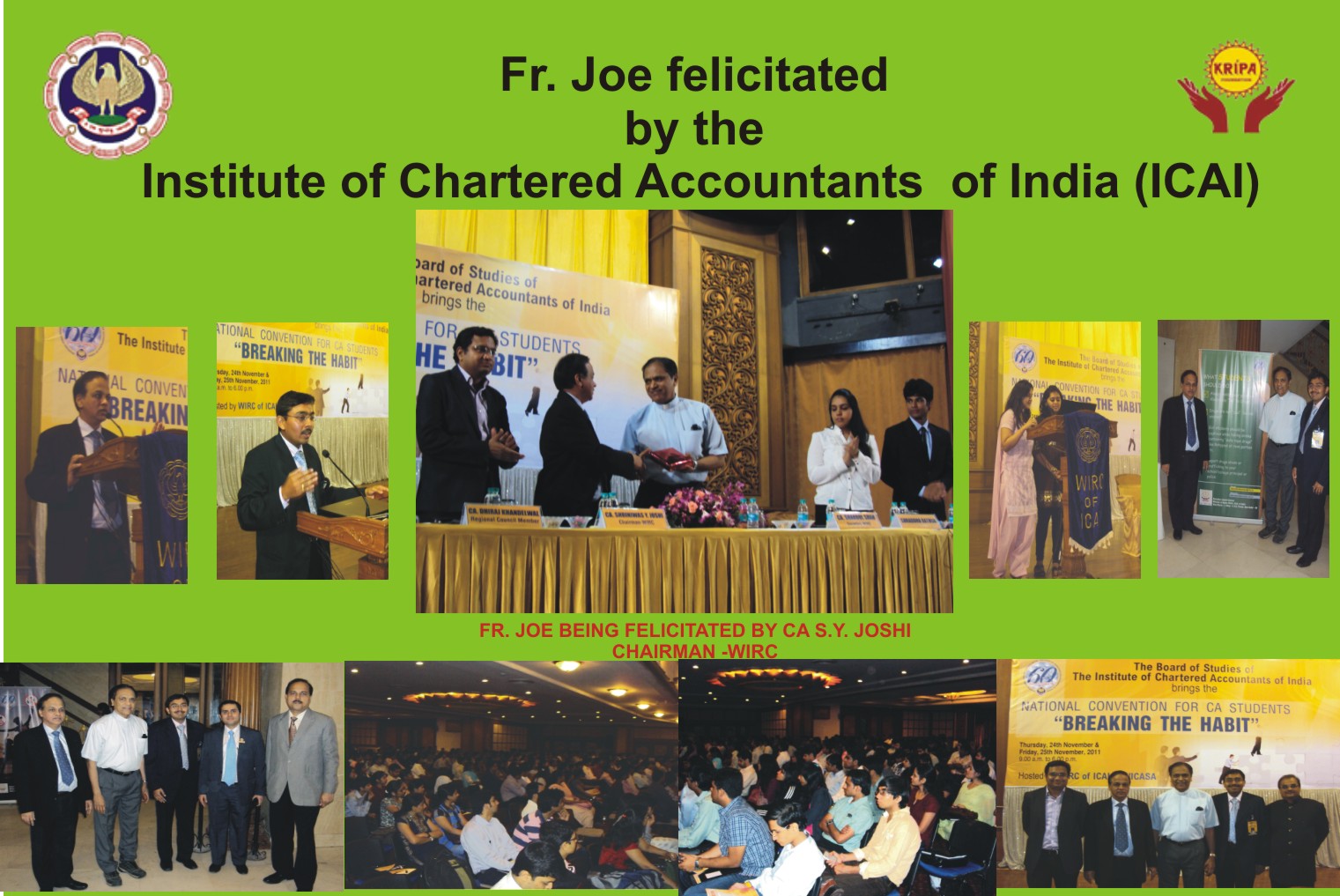 KRIPA FOUNDATION, INDIA The Institute of Chartered Accountants of