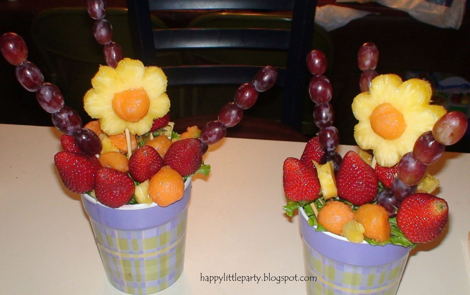 Happy Little Party Fruit Bouquet {Mother's Day or Teacher Appreciation}