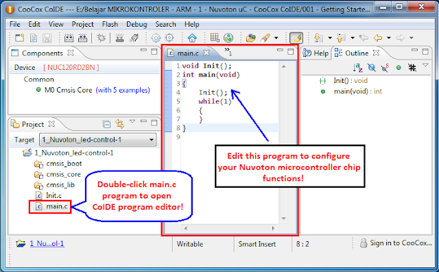 Getting Started Nuvoton Microcontroller Programming Using Coocox CoIDE ...