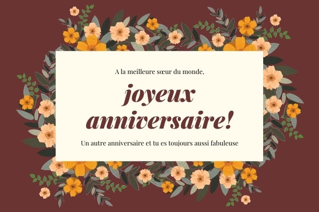 Joyeux Anniversaire Ma Sœur Textes Et Sms Joyeux Anniversaire Ma Sœur Textes Et Sms
