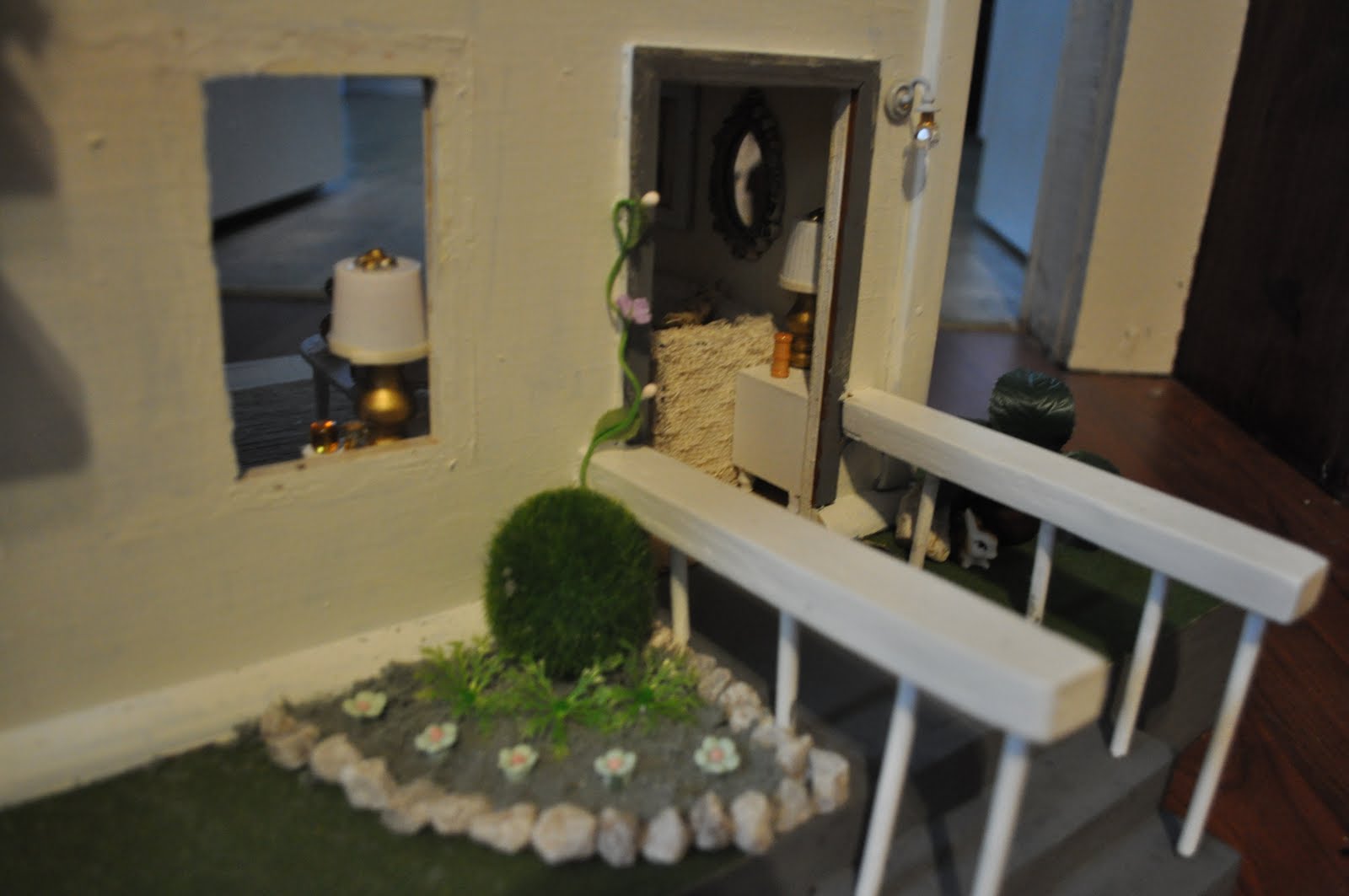 Mind The Little Things Dollhouse Front Yard is Finished!