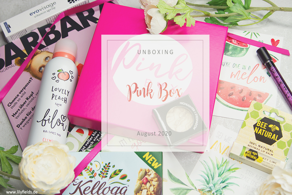 Pink Box - August 2020 - unboxing