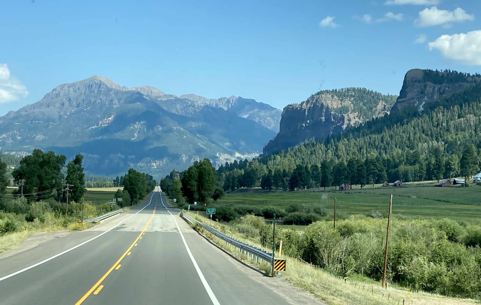 Wandering His Wonders Over Wolf Creek Pass to South Fork, Colorado