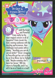 My Little Pony The Great & Powerful Trixie! Series 1 Trading Card