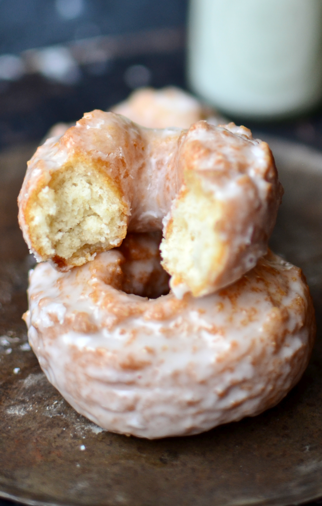 Yammie's Noshery Old Fashioned Sour Cream Cake Doughnuts