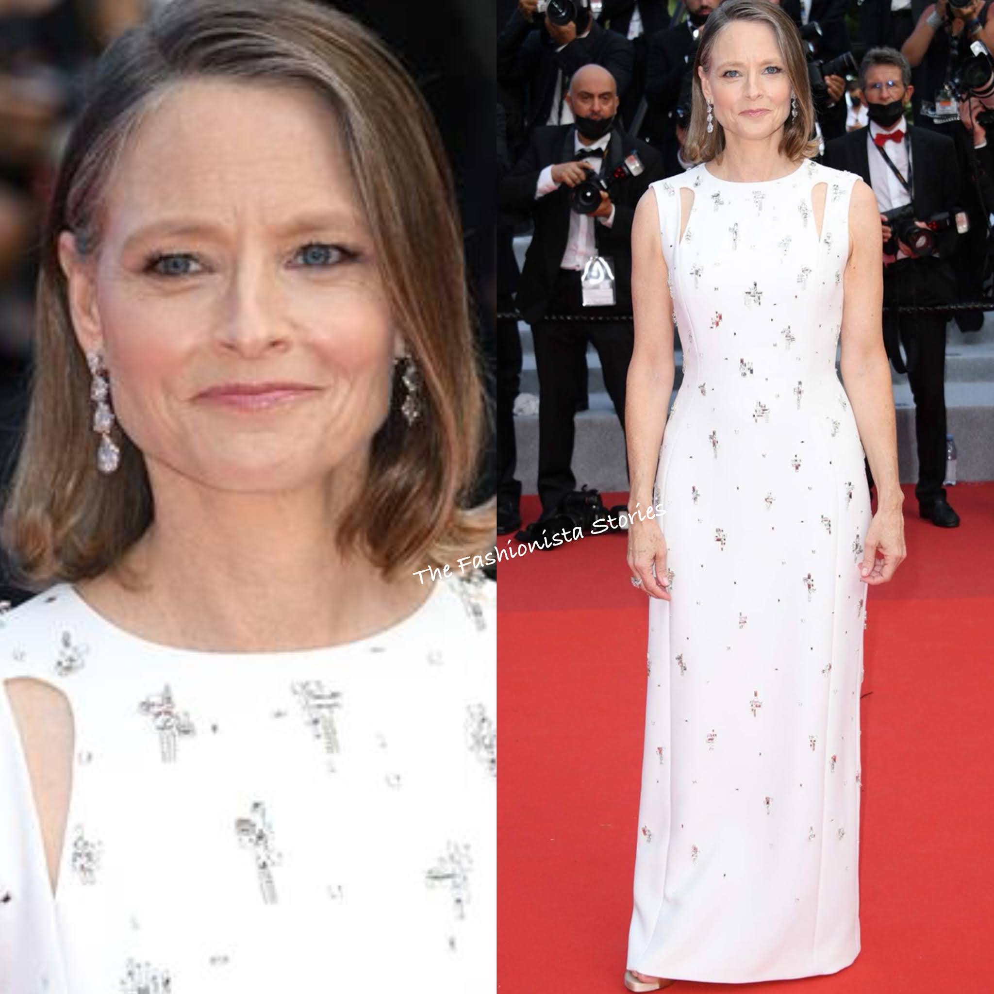 Jodie Foster in Louis Vuitton & Givenchy at the 74th Cannes Film Festival
