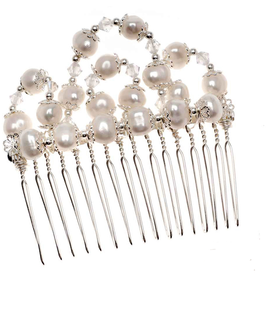How to Make Wire Wrapped Hair Comb Jewelry Tutorials / The Beading Gem
