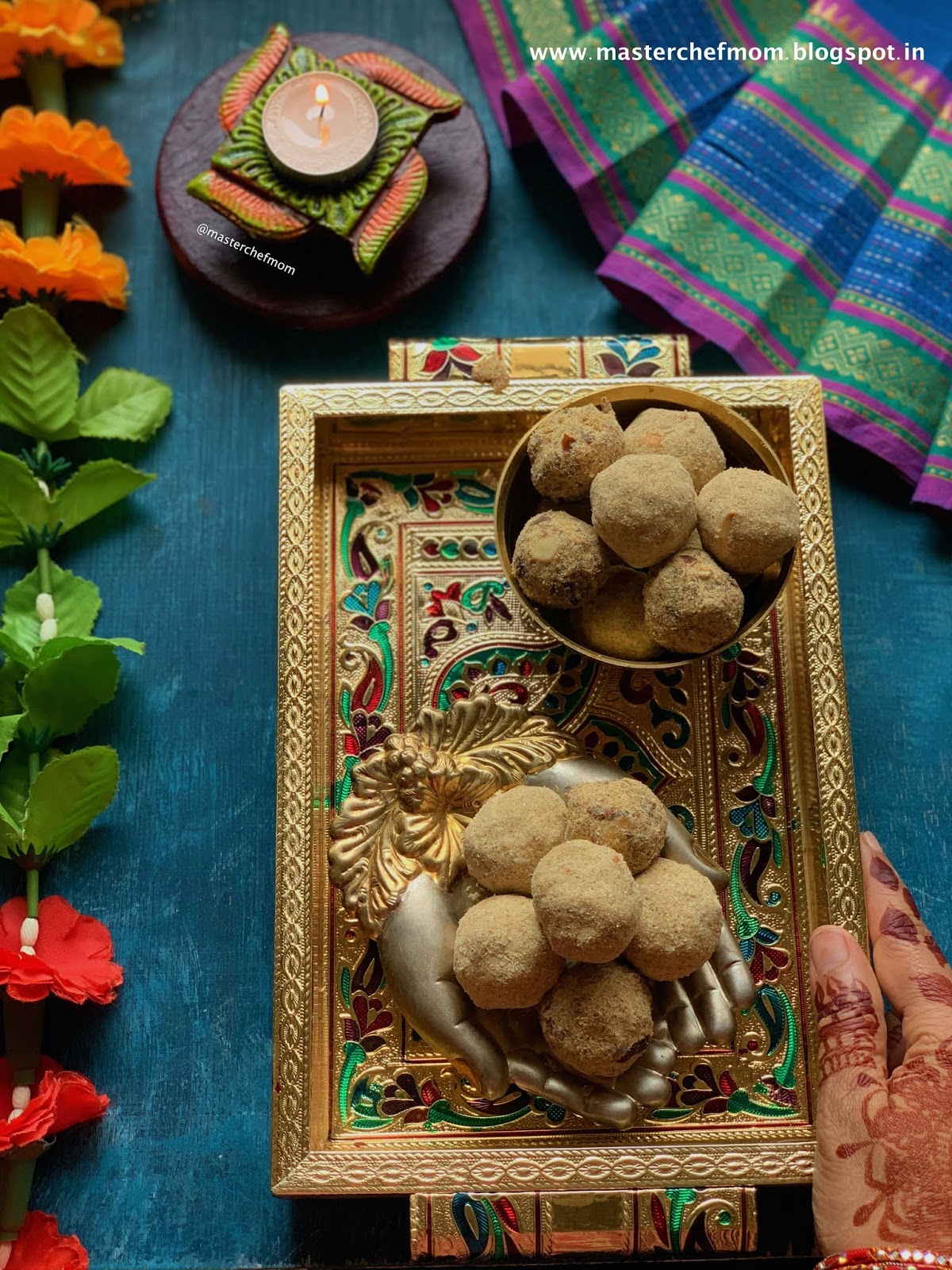 MASTERCHEFMOM Multigrain Ladoo/Laddu Recipe Porivilangai Urundai