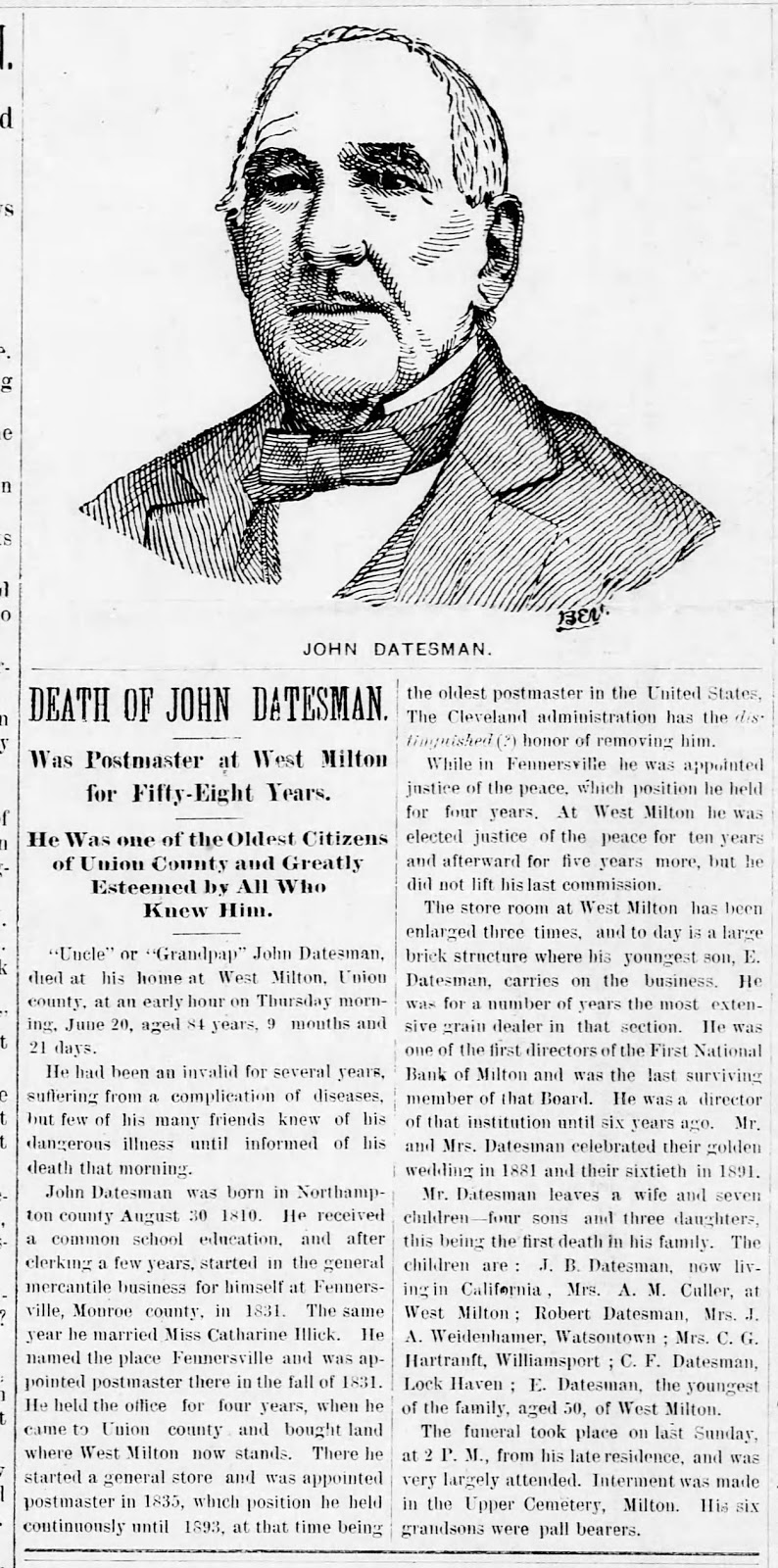 Valley Girl Views When West Milton Was Datesman's Station