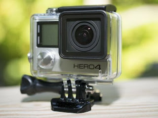 Record yourself in high performance activities with the GoPro Hero4 silver camera. The Hero4 utilizes an easy to use touch-display for convenience, and captures video and images for 1080p60 and 720p120, among other video resolutions. The camera features 12 MP with up to 30 frames per second. It also has a built in Wi-Fi and Bluetooth with Protune for photos and video. It is waterproof up to 131 feet, for when you are surfing a great wave on your next vacation. Videos are filmed in an MP4 file format and are created from frames captured at set intervals to create a time lapse video. GoPro also has an app that allows you to preview and play back videos and photos. With additional advanced features, this power packed camera is an adventurer's dream.
