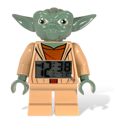 Lego Yoda alarm clock