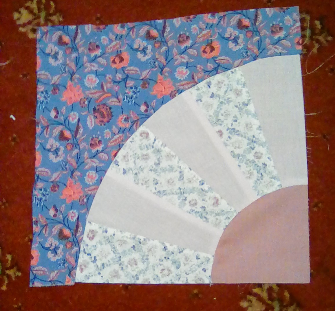 A Patchwork of Crafts Sampler Quilt Grandmas fan