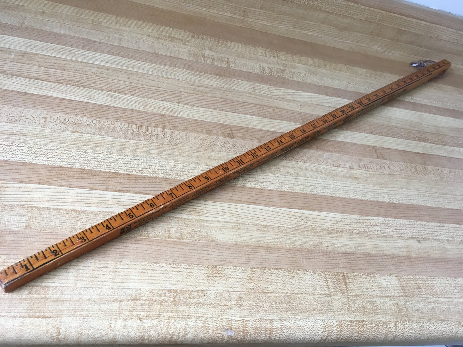 Progress is fine, but it's gone on for too long. Tapered yard stick