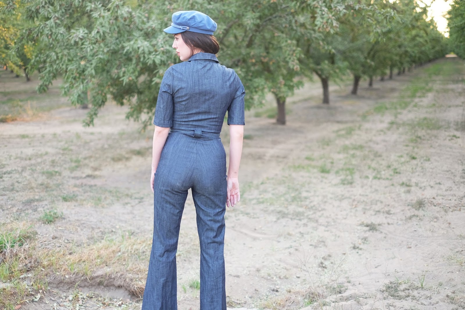 Denim Jumpsuit & Boots // A Fashion Nerd, A Colorful Fashion Blogger