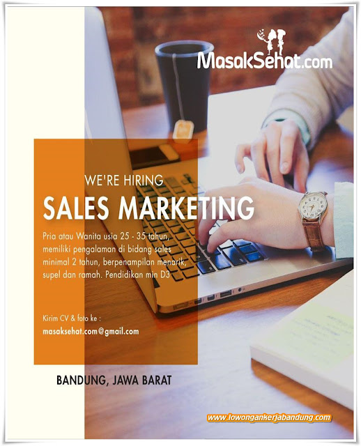 Lowongan Kerja Bandung Sales Marketing MasakSehat.Com