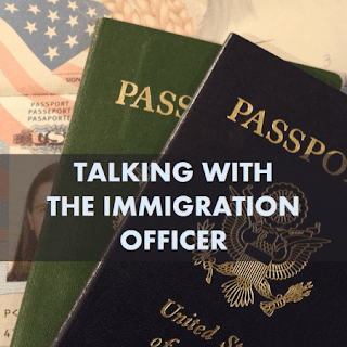 Speaking spanish with the immigration officer