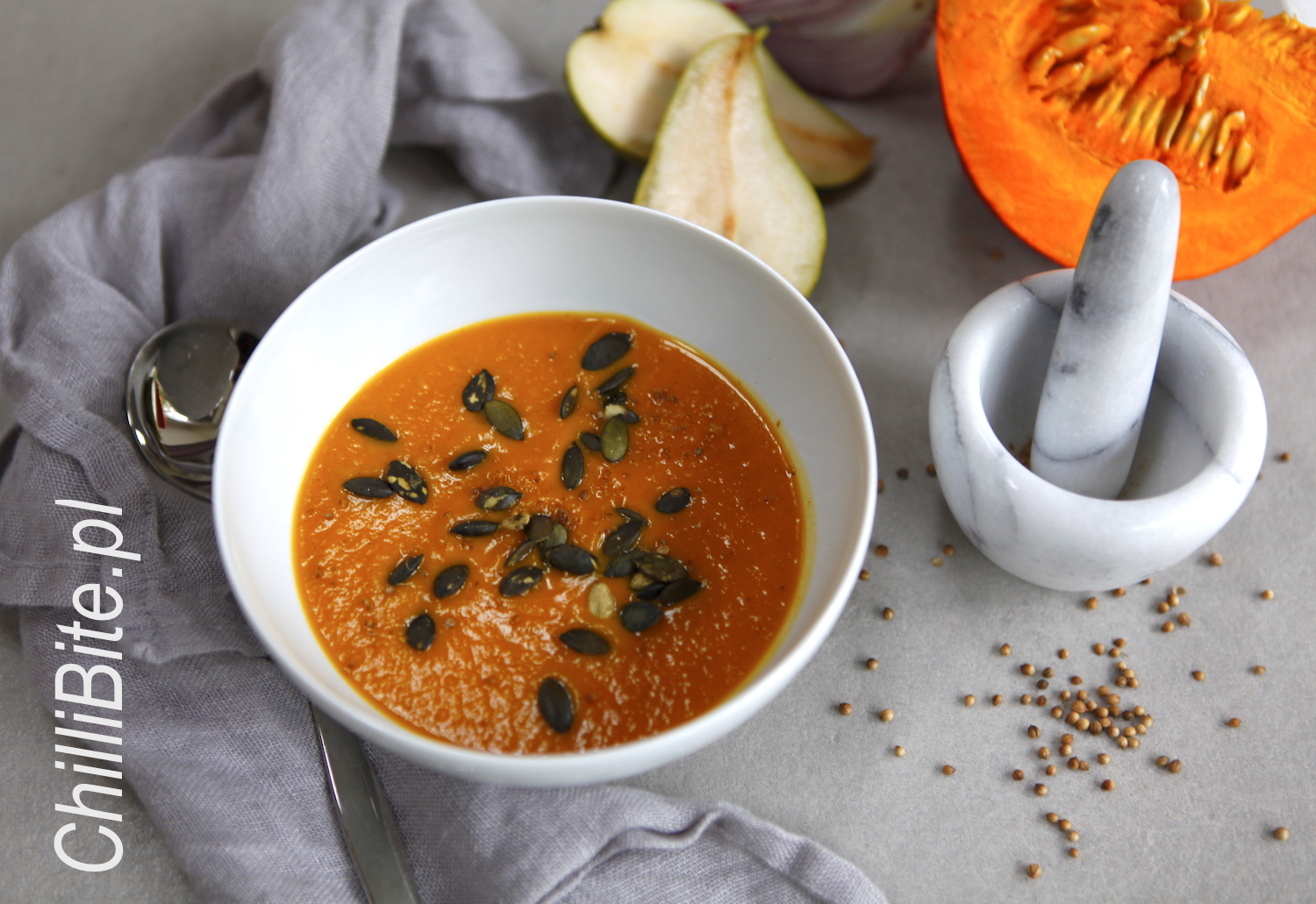 ChilliBite.pl motywuje do gotowania! Rozgrzewająca zupa dyniowo