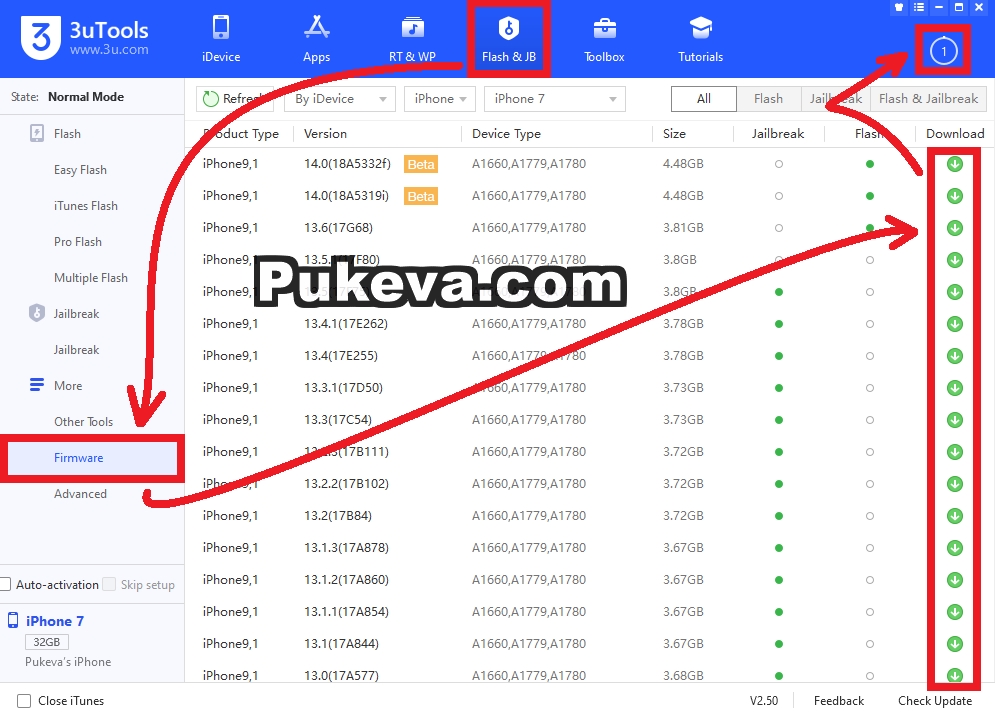 Cara Download Firmware Ios Ipsw Melalui Aplikasi 3utools Pukeva