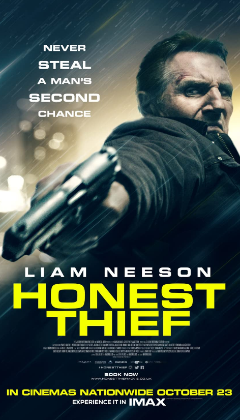 Honest Thief, Movie Review by Rawlins, Action, Thriller, Crime, Rawlins GLAM, Rawlins Lifestyle, Liam Neeson