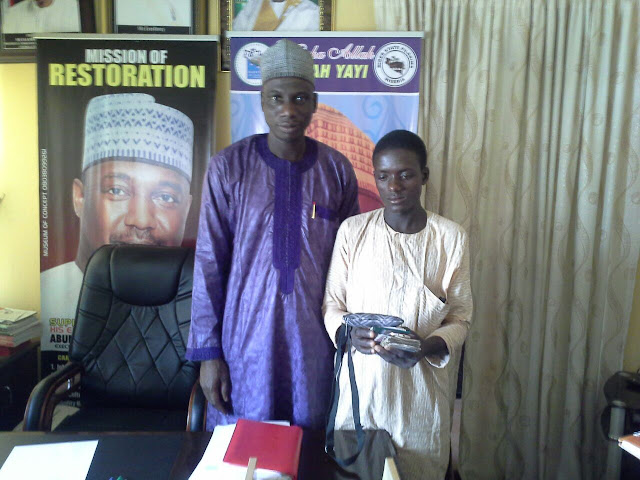 PHOTO SPEAK: Niger State Hajj Commission Return Lost BTA to owner.