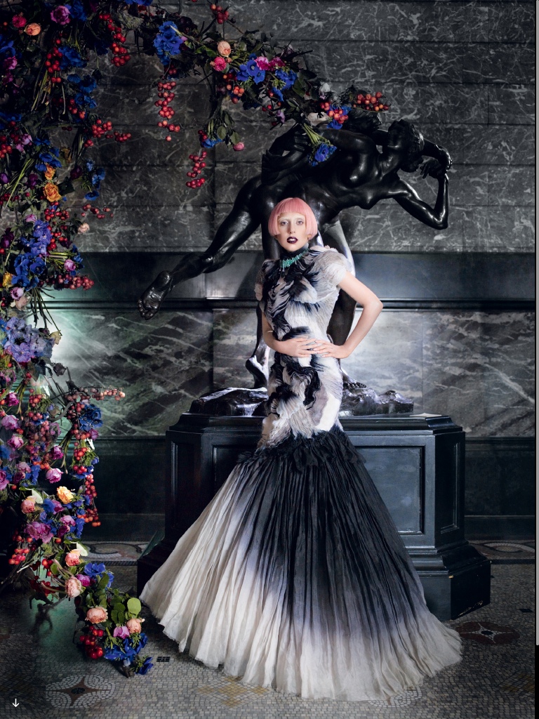 ADCdesigns: Lady Gaga in Alexander McQueen