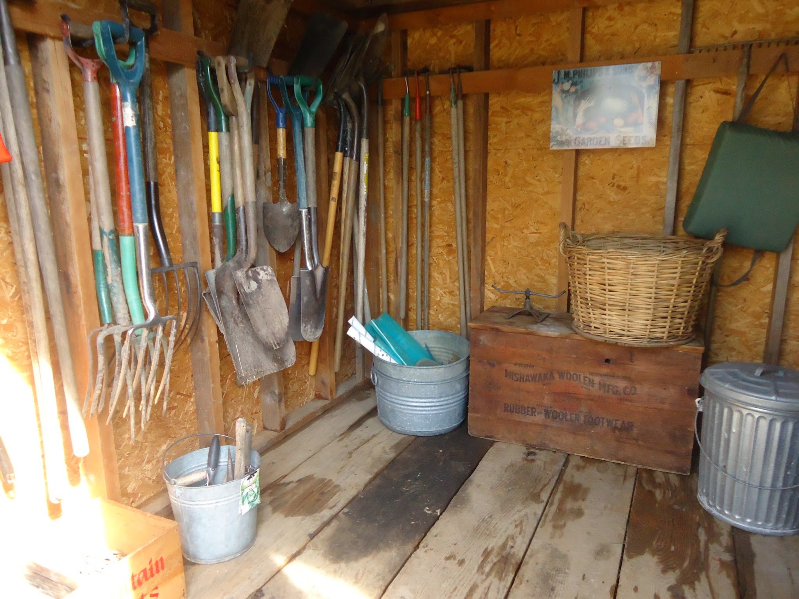 The Salty Gardener Organizing the Garden Shed