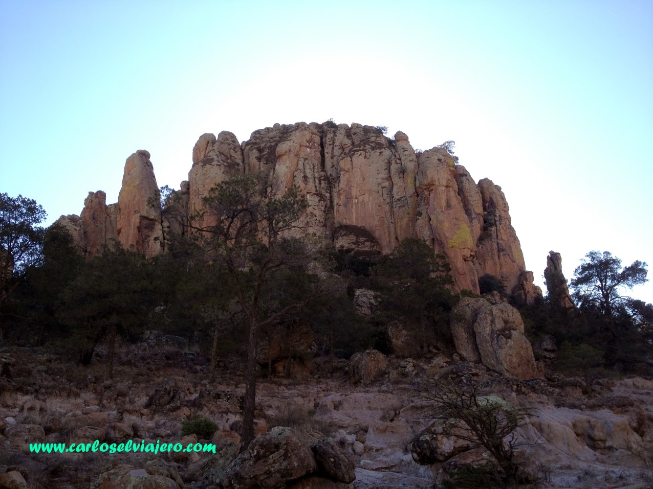 LA SIERRA DE ÓRGANOS. Escenario natural mexicano y testigo de muchas
