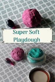 Super Soft play doh made with hair gel