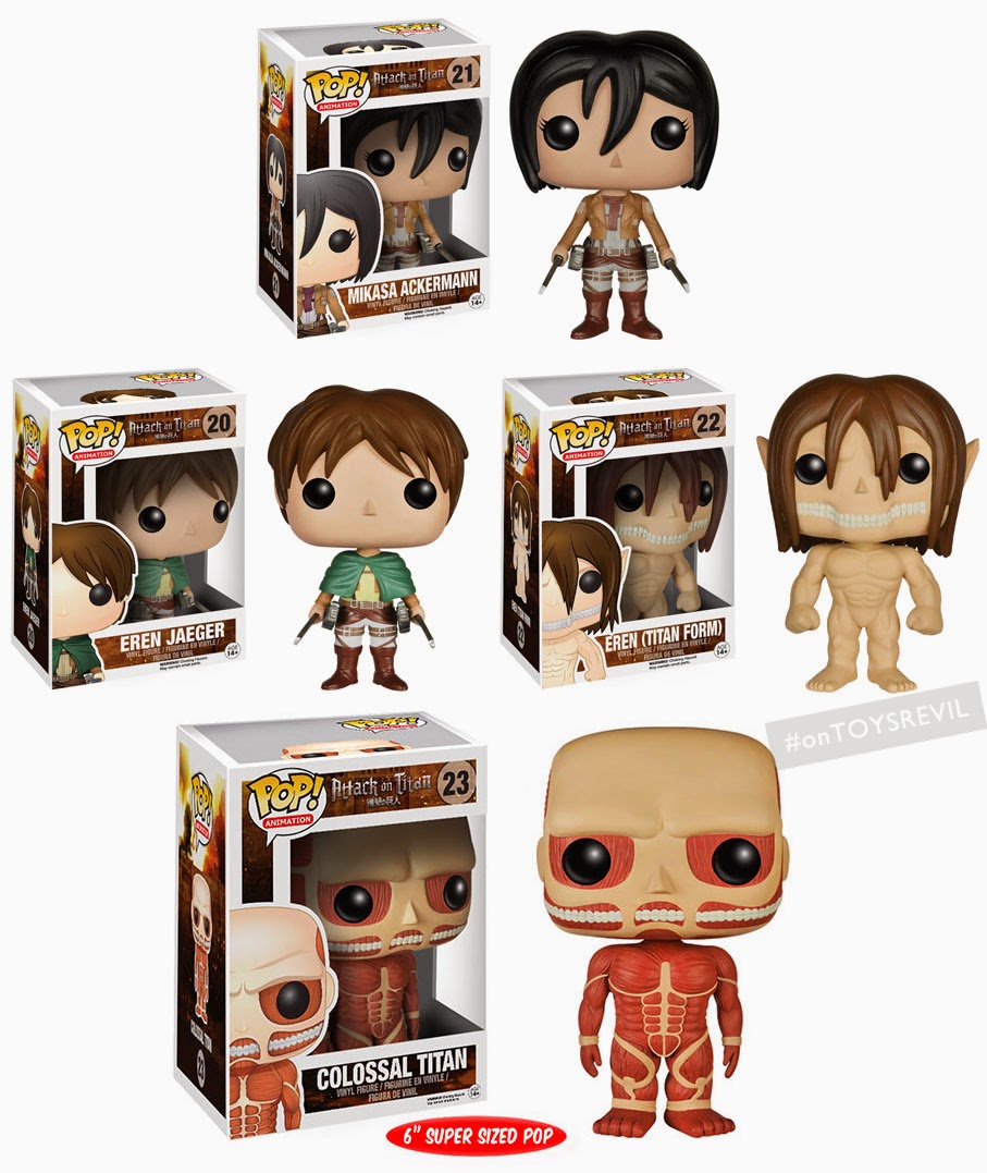 Attack On Titan Pop! Vinyls from Funko (for General Release!!!)