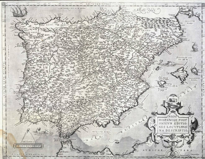 Una joya de la cartografía: España en 1572