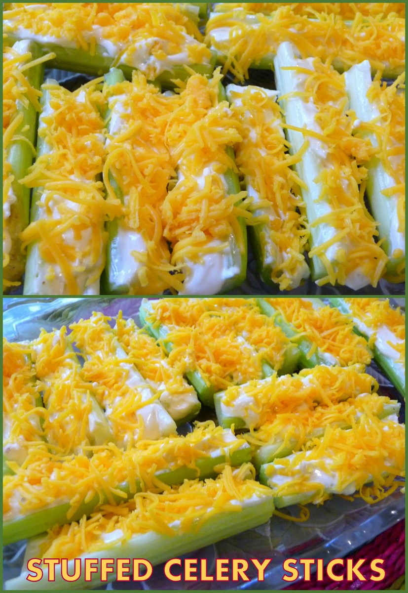SPLENDID LOWCARBING BY JENNIFER ELOFF STUFFED CELERY STICKS