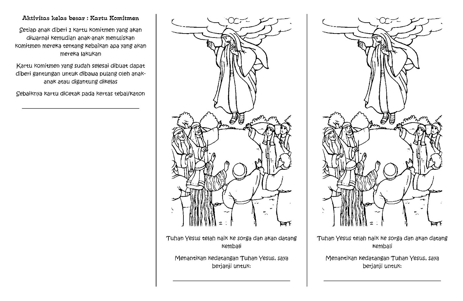 Sekolah Minggu Kreatif: Tuhan Yesus Akan Datang Kembali (Kisah Para