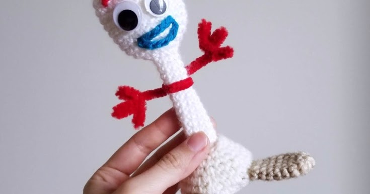 Forky Amigurumi Crochet Pattern - Once Upon a Cheerio