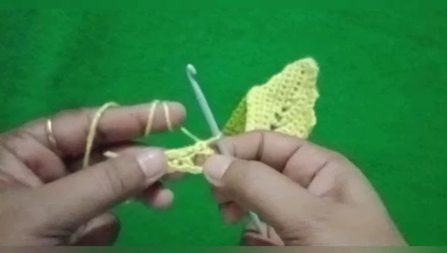 How to make crochet leaf 🌿||#क्रोशिए से पत्ती बनाने का तरीका