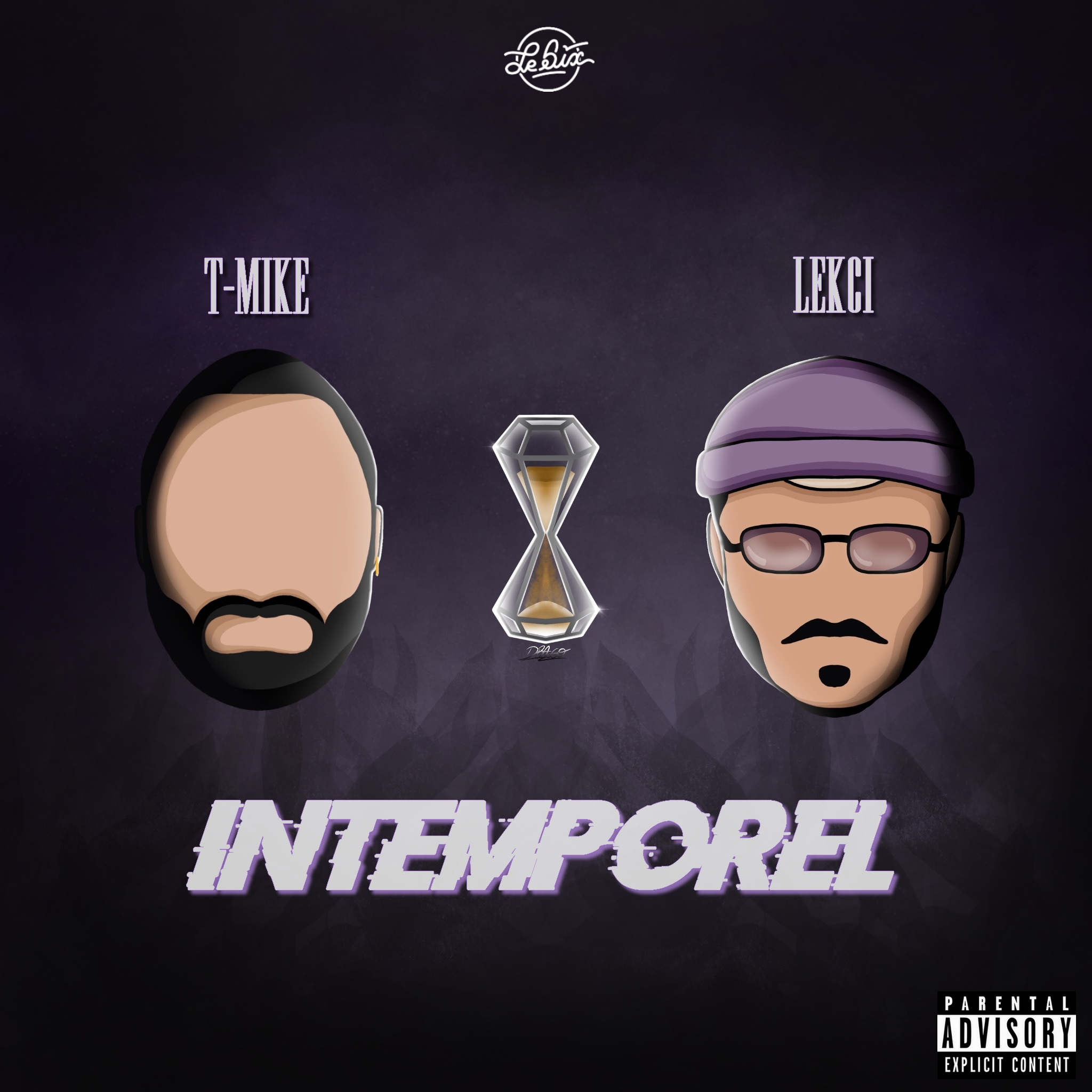 Photo du cover de l'EP Intemporel de T-Mike et Lekci