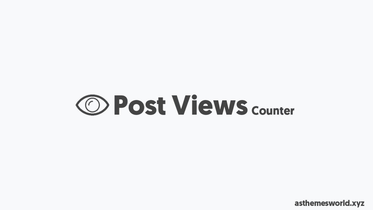 How to Add Post Views Counter in Blogger