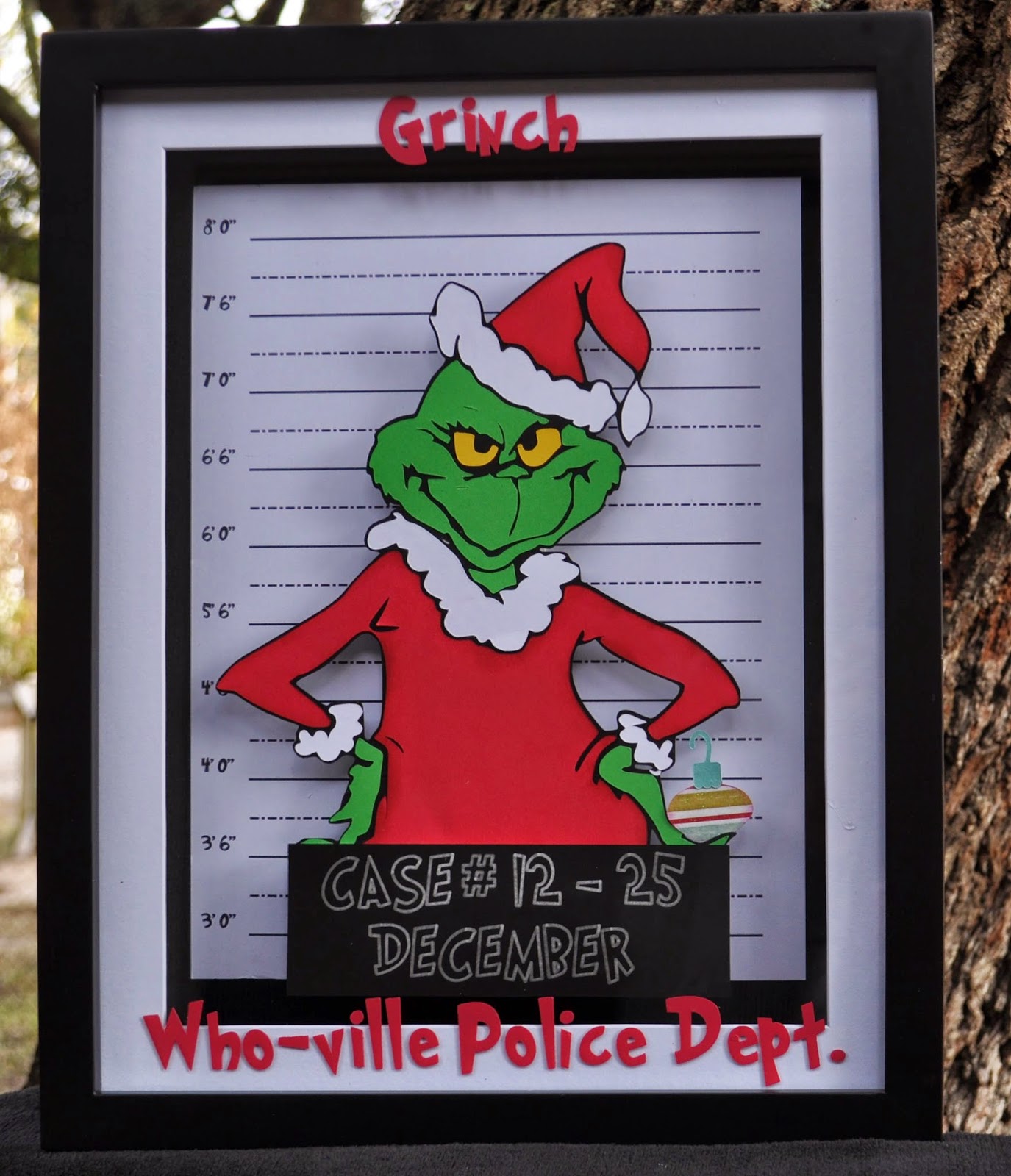 Grinch Shadow Box