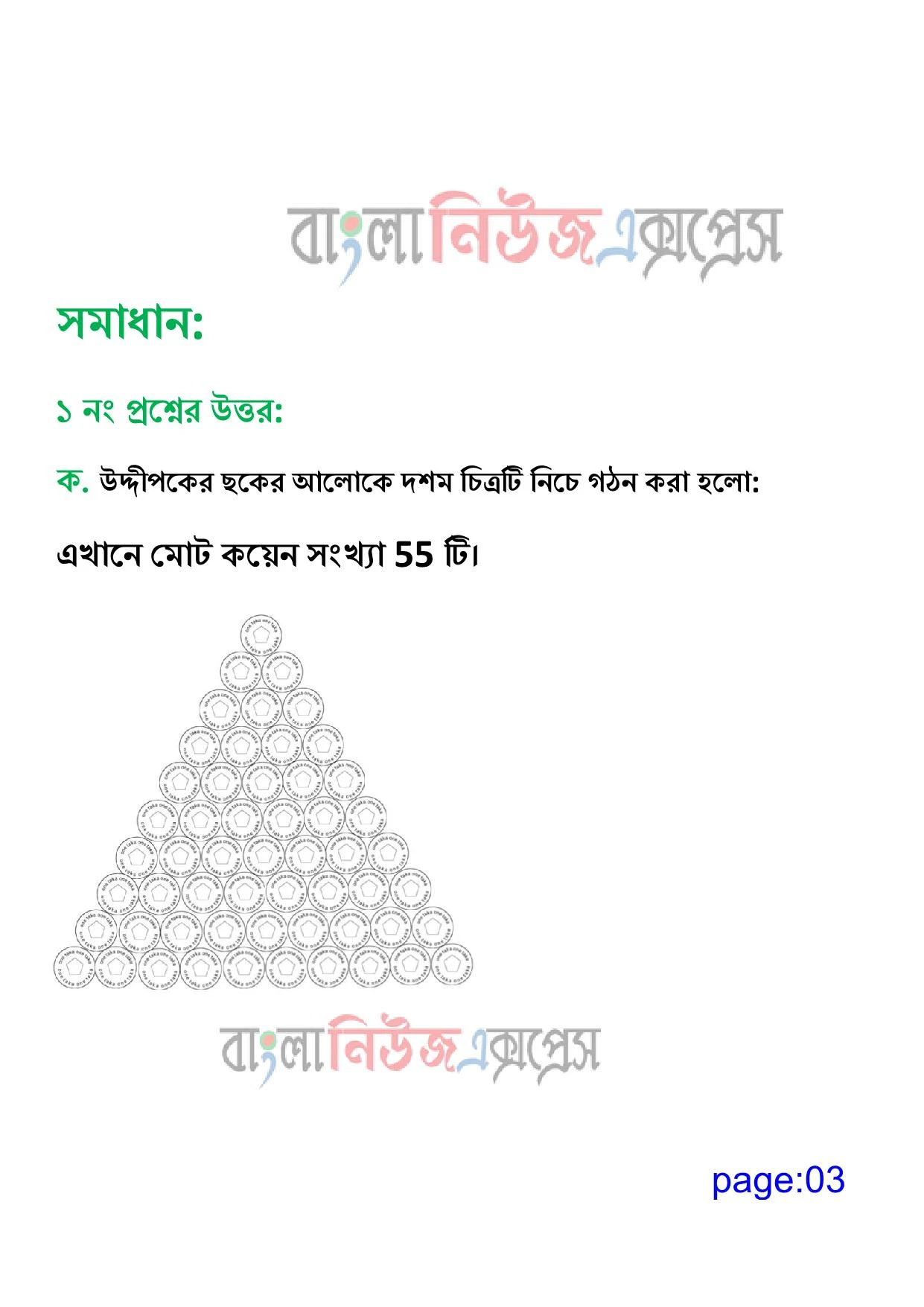 ১০ম চিত্রটি গঠন কর বণনা করতে ও এদের পাথক্য । তথ্যের আলোকে চিত্র গঠন করবে ও কয়েন সংখ্যা বসাবে https://www.banglanewsexpress.com/