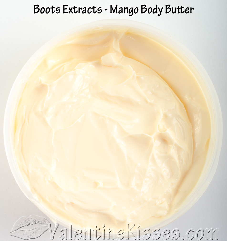 Valentine Kisses Boots Extracts Mango Sugar Scrub & Mango Body Butter pics, swatches, reviews