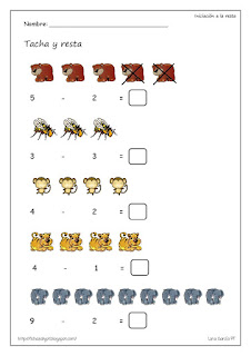 Cositas de AL y PT: Iniciación a la resta