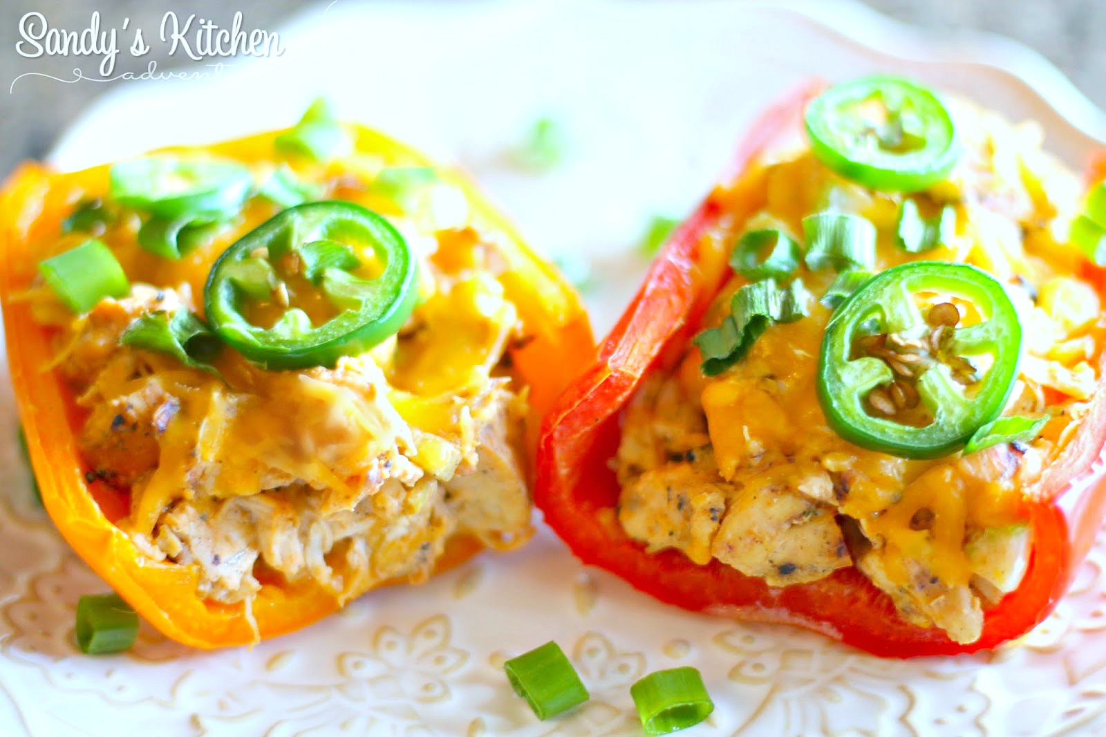 Buffalo Chicken Stuffed Pepper Sandy's Kitchen