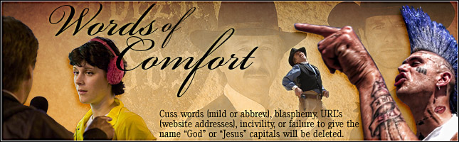 Words of Comfort  -- Ray Comfort's Blog