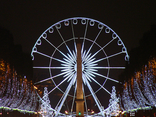addobbi Natale Champs Elysees Parigi