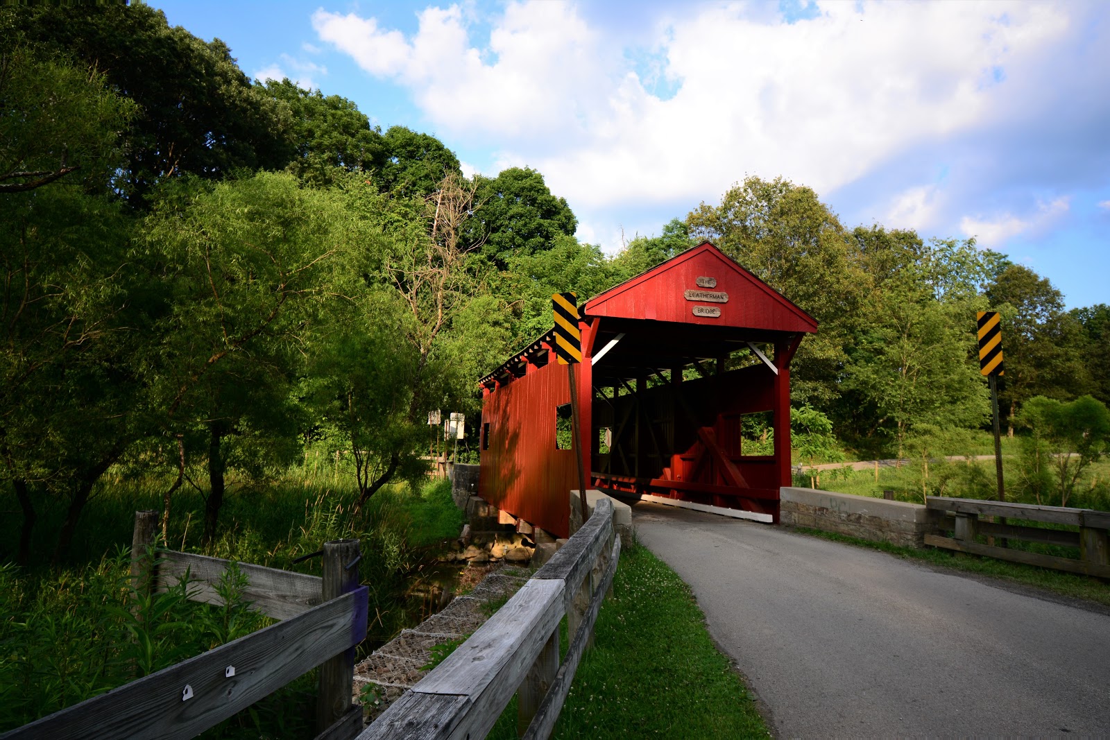 COVERED BRIDGES IN OHIO + LEATHERMAN COVERED BRIDGE COKEBURG
