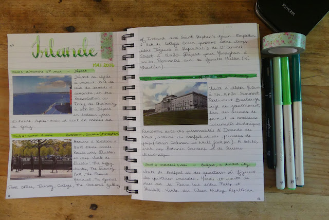 Irlande Page De Garde Carnet de Voyage - Irlande 2016